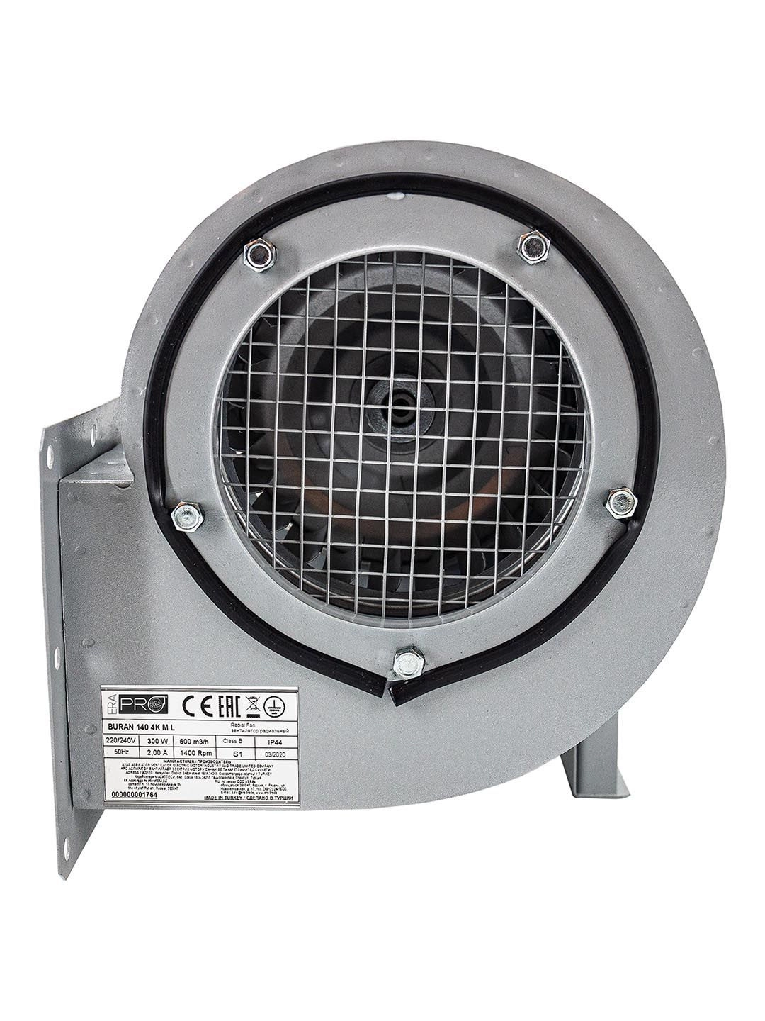Вентилятор радиальный BURAN 200 220V Лв0 4полюс ERA PRO