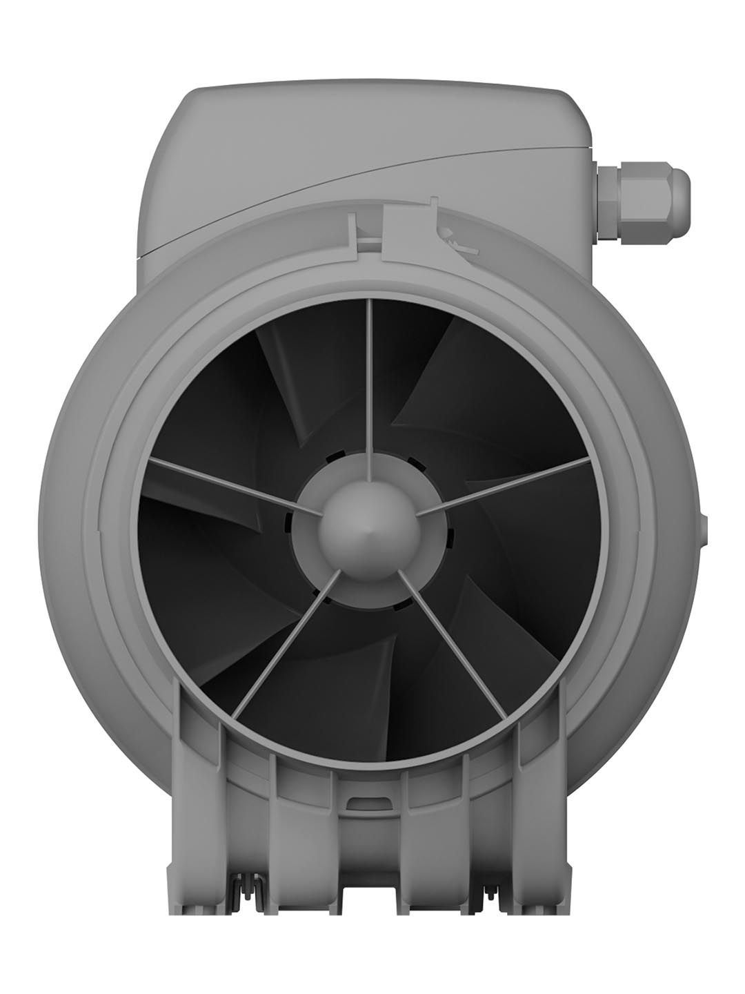 Вентилятор канальный TYPHOON D125 осевой двухскоростной ERA PRO