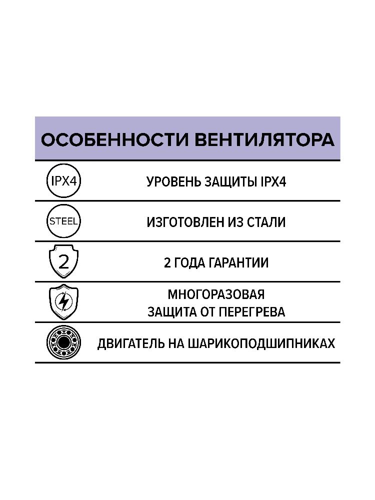Вентилятор накладной STORM 250 2полюс ERA PRO